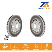 Front Coated Brake Rotors Pair For Audi Q7 Q8 e-tron Quattro A6 A7 Sportback A8
