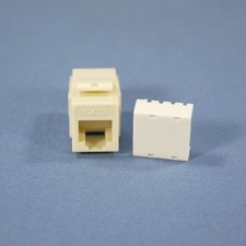 Cooper Almond Snap-In Modular Voice Jack 110 Style 6-Position RJ12 5547-3EA