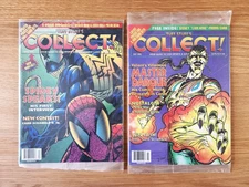 Tuff Stuff's COLLECT! Magazine Lot of 2 Apr Jul 1994 w/ PROMOS - SEALED!