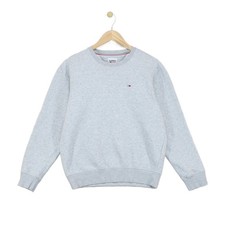 Tommy Hilfiger Sweatshirt Womens Size S Grey Casual Streetwear Logo