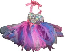Beautiful Tutu Girls Summer Mermaid Dress Costume - SZ XL See measurements