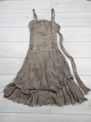 Siste's silk and cotton dress size M/L