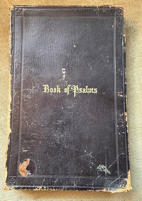 RARE  CIVIL WAR CONFEDERATE SOLDIER PSALMBOOK “CAPTURED” BY ID’D UNION SOLDIER.