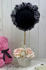 Luxury Chrome Satin Scrunchie Headband