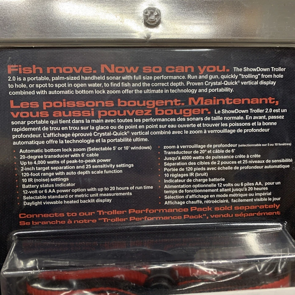 Marcum Showdown Troller 2.0 Fishfinder NOS - Image 3 of 4