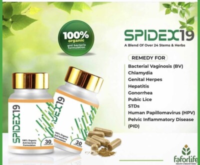 FAFORLIFE SPIDEX 19 HERBAL MEDICINE FOR WOMEN And MEN 1 Bottle X 1