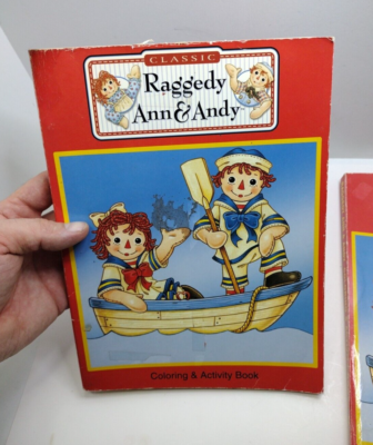 Classic Raggedy Ann and Andy Coloring And Activity Book Vintage