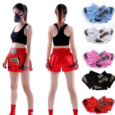 EVO Ladies Uay Thai Shorts Girls A Kick Boxing Artial Art Woen Fight Gear H | EBay