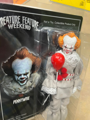 Evil Entities Pennywise Clown Collectible Horror Figure  10/10 signed by artist - Afbeelding 1 van 11