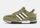 adidas Originals Men's ZX 750 Trainers in Green and White