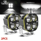 2x 3" LED Arbeitsscheinwerfer 12V 6500K Offroad Scheinwerfer Traktor Bagger SUV