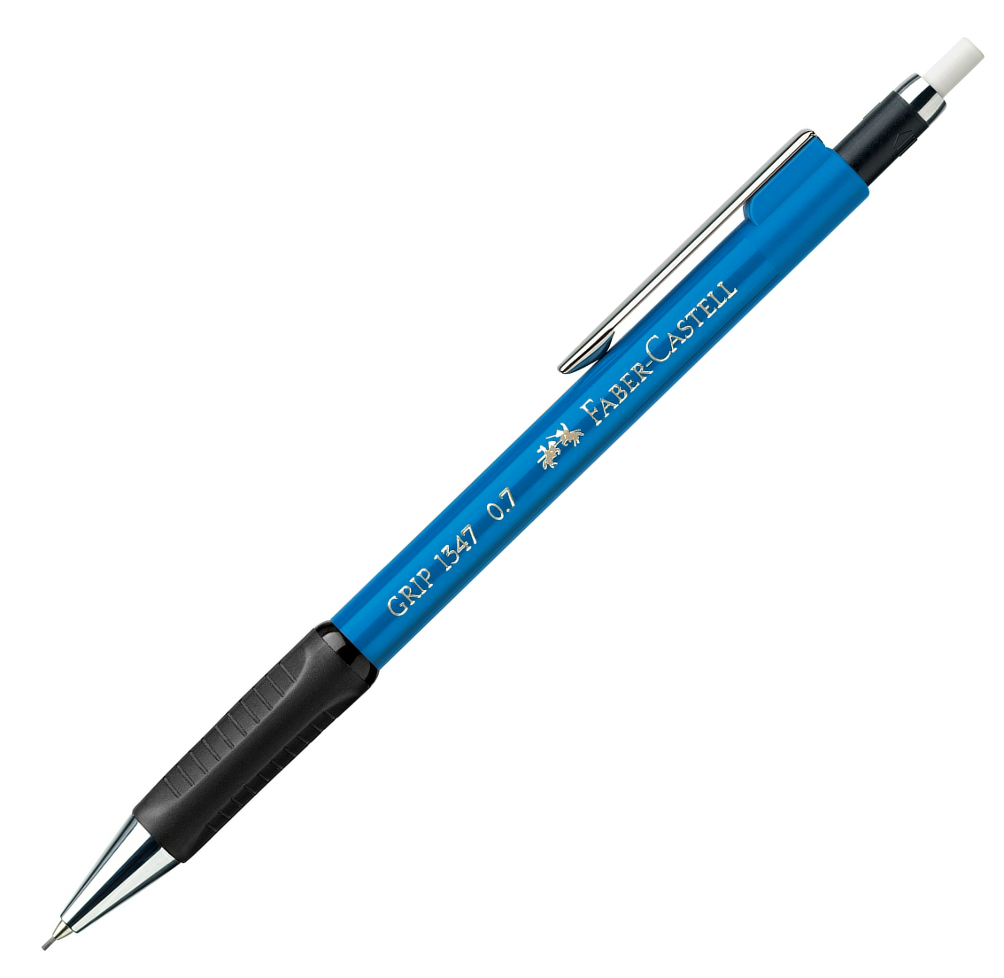 Matita Meccanica Faber-Castell GRIP 1347 - Mina 0.7mm, Durezza B, Blu Navy - Foto 4