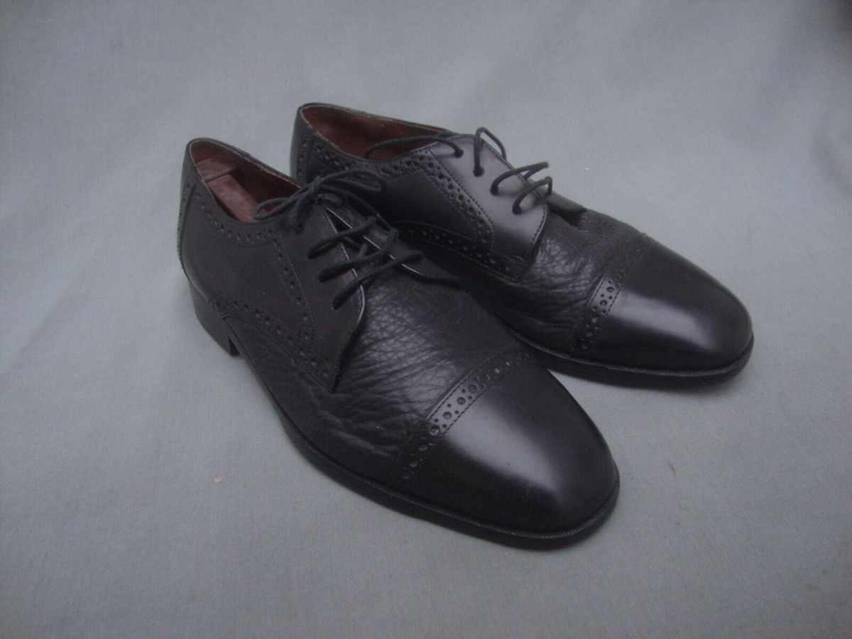 NEW Stacy Adams SIZE 8 1/2 black leather cap toe derby dress shoes Amazon.com | Stacy Adams Waltham Cap Toe Oxford Black 7 D (M  main image 2