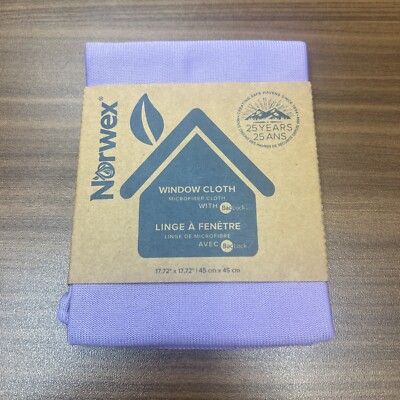 Norwex Window Cloth - Microfiber Cleaning Cloth - Purple