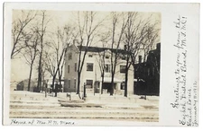 St. Louis, MO Missouri 1912 RPPC Postcard, Mrs. P.N. Moore Home, M.F.W.C.