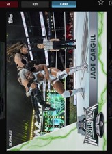2025 TOPPS WWE Slam Wrestlemania Rewind Green Base Rare-JADE CARGILL (Digital
