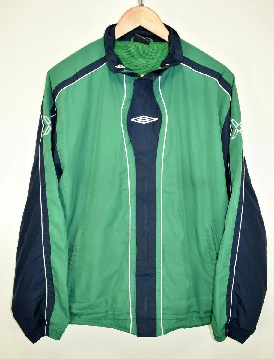 UMBRO EVO X 90s VINTAGE TRACK TOP TRACKSUIT JACKET RARE RETRO size LARGE