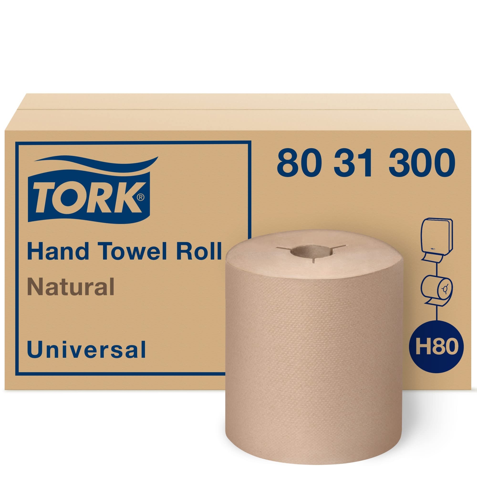 S 6 Count Natural Roll 1 Ply 100 Recycled Fiber