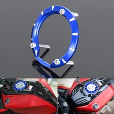 Blue Engrave Gas Fuel Tank Guard Cover Ring For Yamaha FZ1 FZS FZ8 FZ6 N/S Fazer