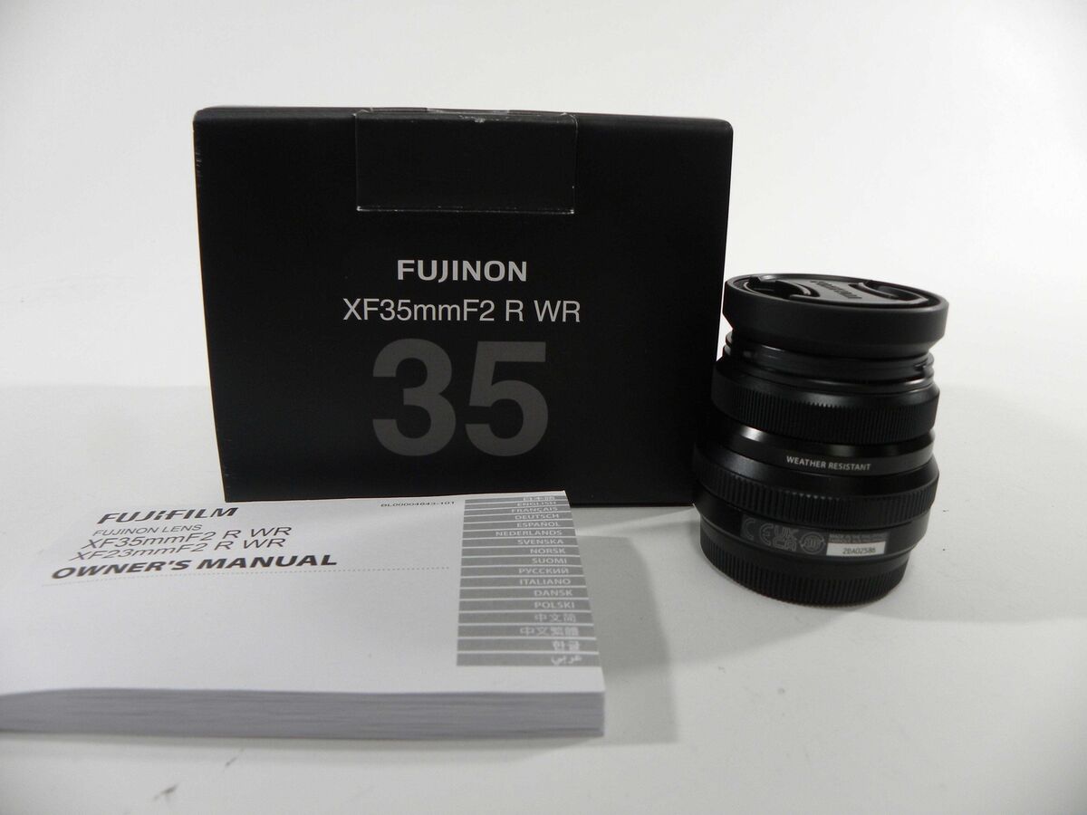 Fujinon Super EBC XF 35mm f2 R WR lens | eBay Fujinon Super EBC XF 35mm f2 R WR lens | eBay