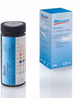 Mission Urine Strips 10 Parameters FREE DELIVERY