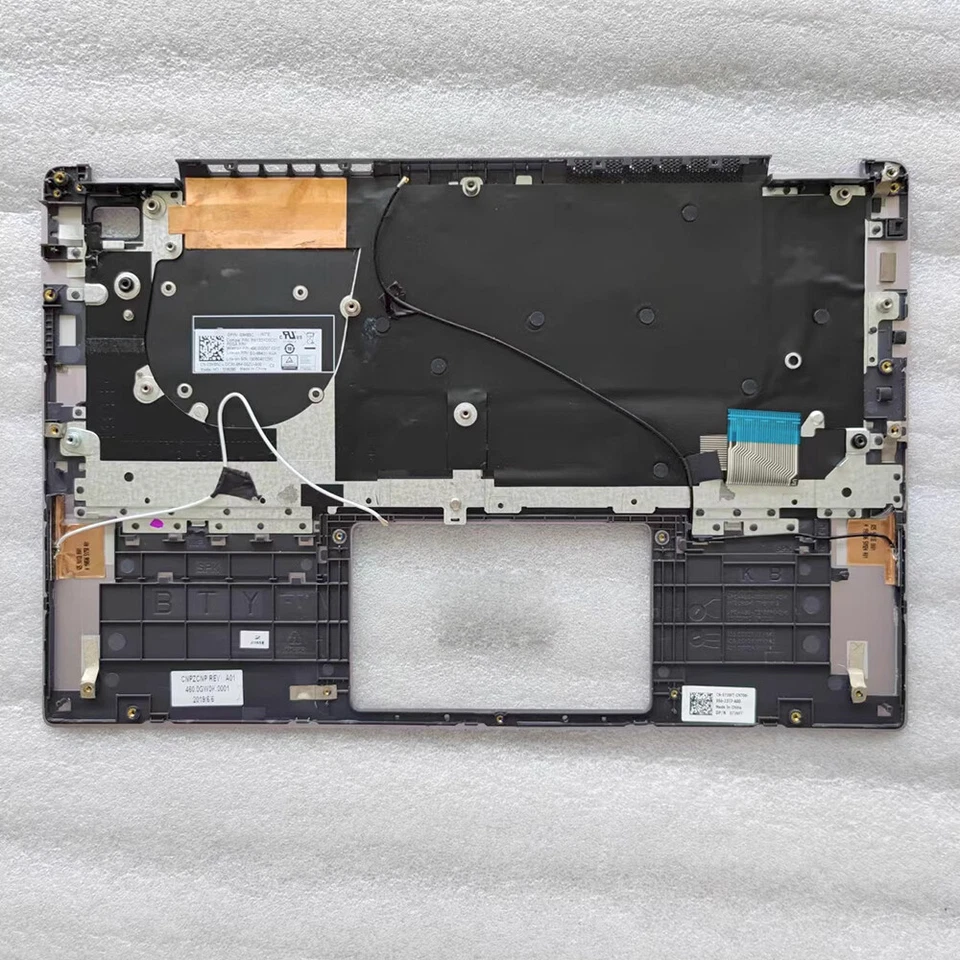 07J9FT PARA Dell Inspiron 5390 Lingyue 5391 Conjunto de teclado reposamanos púrpura Foto 2 de 2