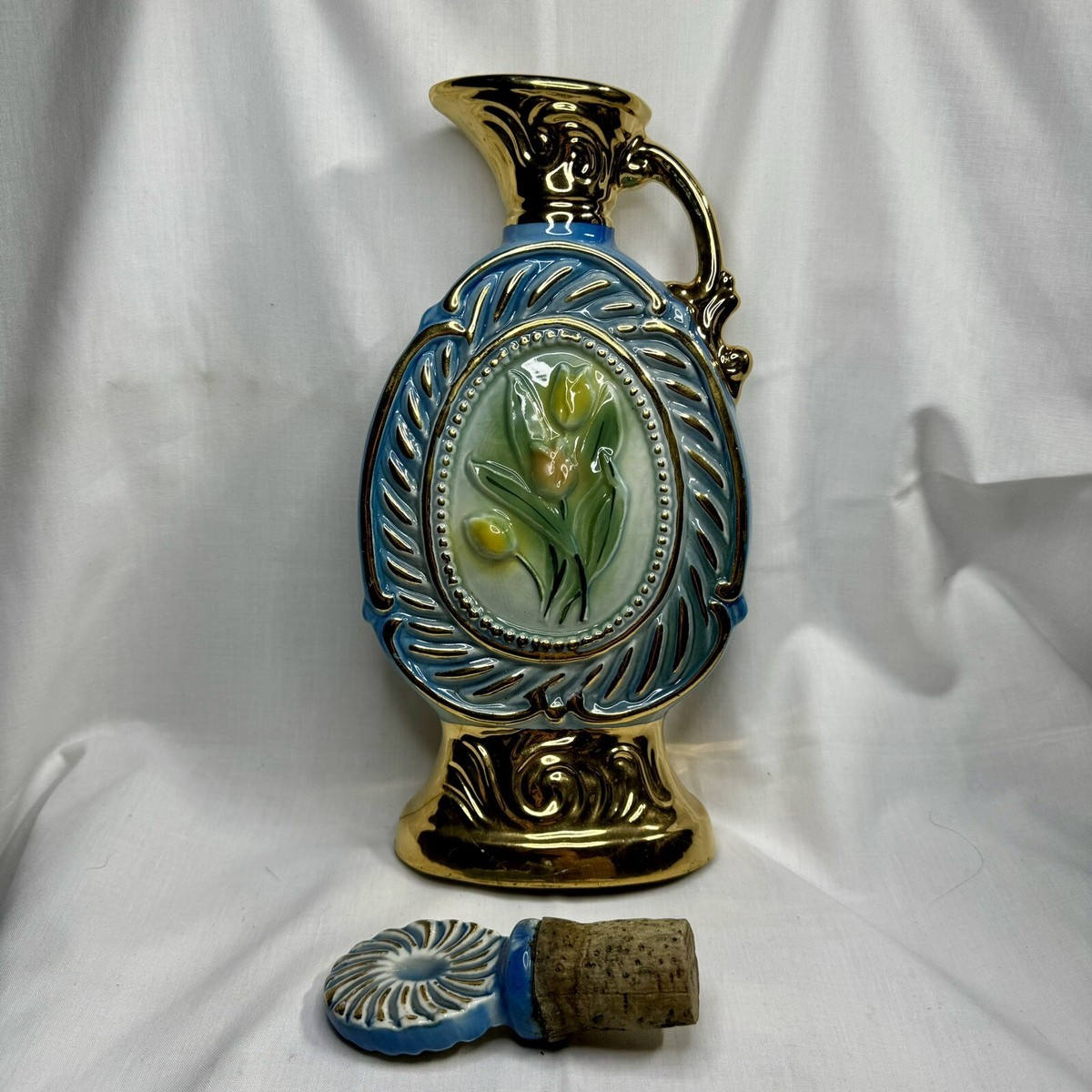 Vintage Jim Beam 1973 Tulip Kentucky Bourbon Whiskey 175
