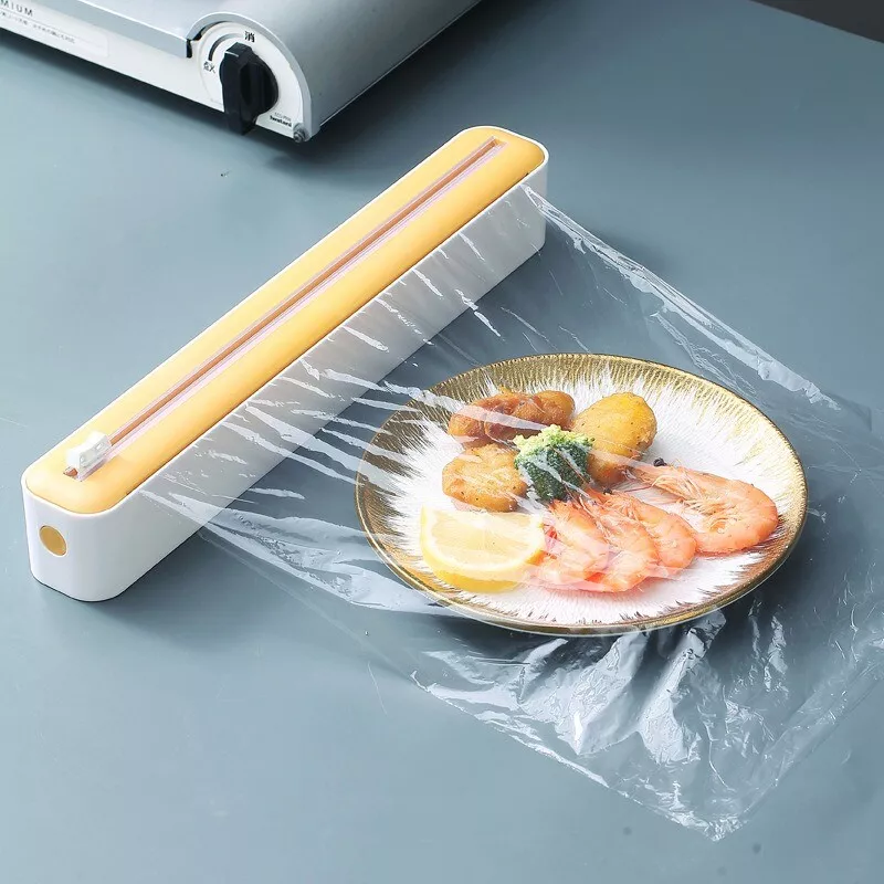 Cling Film Foil Cutter Dispenser Cling Film Roll Holder Tools Food