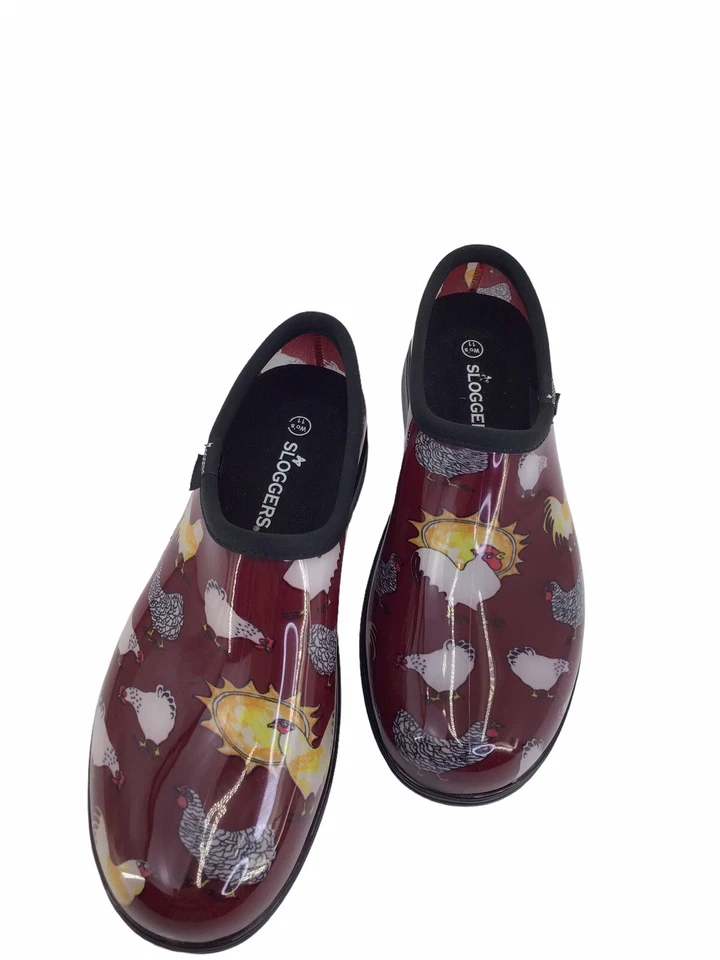 Sloggers chicken hen print waterproof garden rain shoes women size 11 - Image 3 of 4