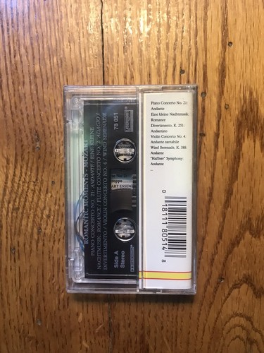 Classical Music Various Artists: Mozart: Romantic Moments, Vol 1 Audio Cassette - Picture 2 of 2