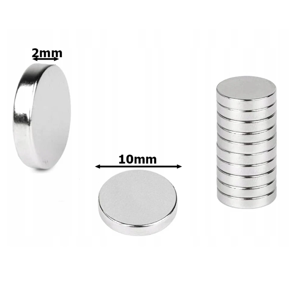 Neodym Magnete extra Stark N52 c.a1.7 kg Rund/Recheckig Super Starke Magnete - Bild 4 von 4