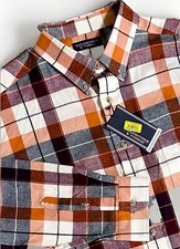 NEW Roundtree  Yorke Portuguese Plaid Flannel L/S Button Down Men  s 3XT Shirt