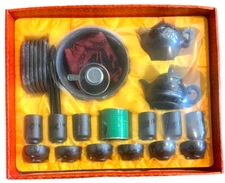 Oriental Tea Set Vintage - Set is Sealed - Vintage Tea Set