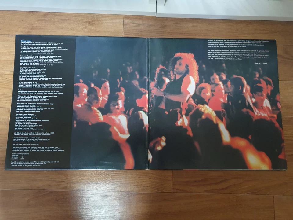 KENNY G - Live 1991 Korea Orig 2LP Vinyl GF MICHAEL BOLTON - Image 4 of 4
