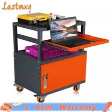 Heavy Duty Tool Trolley Laptop Tool Trolley Trolley w/ Drawer & Lockable Storage