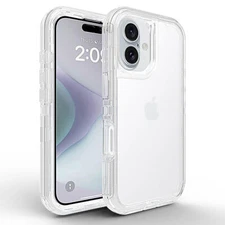 For iPhone 16 Plus 15 Pro Max 14 13 12 Phone Case Heavy Duty Shockproof Cover