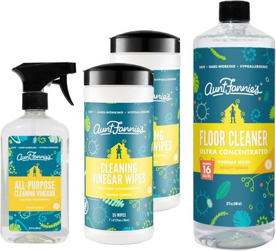 Aunt Fannie's Multi-Surface Vinegar Cleaning Kit: All 17.83 Fl Oz (Pack of 4) 
