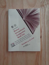 Boston International Antiquarian Book Fair Nov. 14-16, 2008 SC