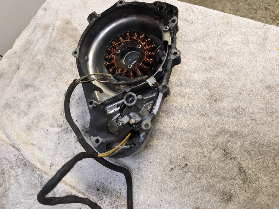 Suzuki GS750EC 1979 generador de estator alternador cubierta magnética Foto 4 de 4