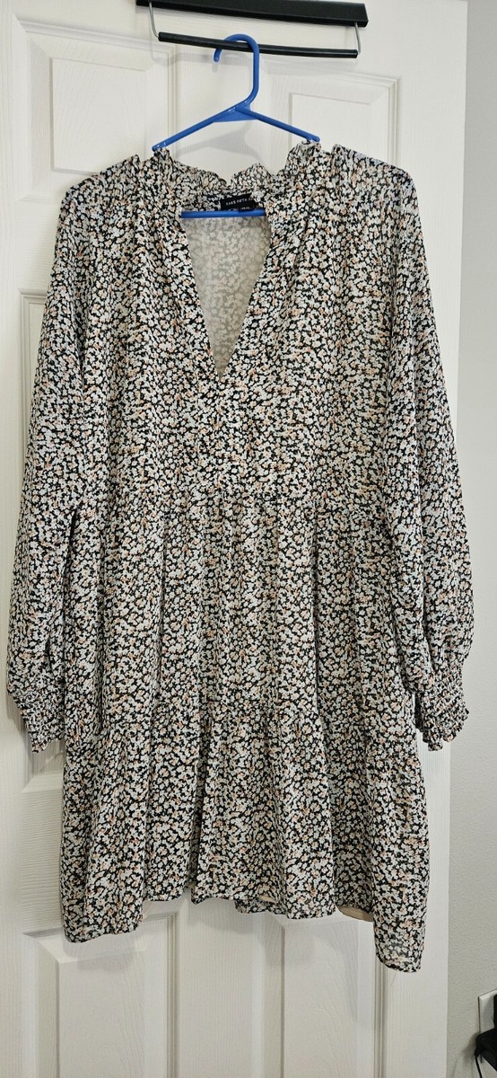 Saxe fifth avenue large floral flour printed dress