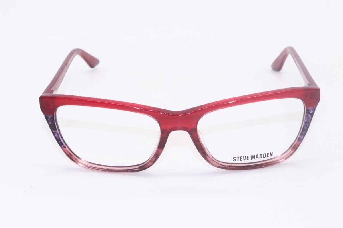 STEVE MADDEN | Fantassia Blue Horn Fade Eye frames with Hard Case Steve Madden GOBI Pink Purple FADE 48-15-130 Full Rim  main image 2