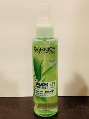 Garnier Skin Active Facial Mist Balancing Made with Green Tea 4.4 oz. Vegan