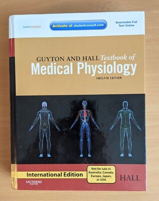 Guyton and Hall Texctbook of Medical Physiology - 12th ed - Hard Cover - ENG