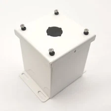 Saginaw Controls SCE-1PBX Pushbutton Enclosure, 4" x 4" x 4.75", 30.5mm Hole