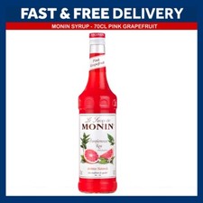 NEW Monin Coffee & Cocktail 70cl Glass Syrup Flavours & Pump - AS USED BY COSTA