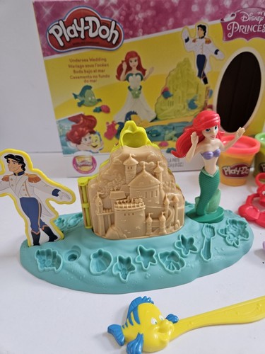 Disney Princess Little Mermaid Ariel And Undersea Friends Play Doh Set- Complete - Picture 2 of 7