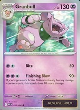 Granbull Reverse Holo Phantasmal Flames #038 Pokémon TCG
