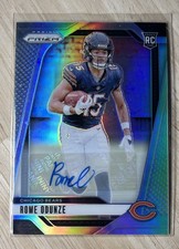 2024 Panini Prizm - Rookies Rome Odunze #385 Silver Prizm Autographs (AU, RC)
