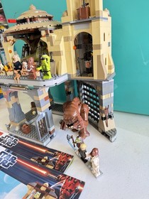 LEGO Star Wars Jabbas Palace 9516 & Rancor Pit 75005 With Manuals 100% Complete
