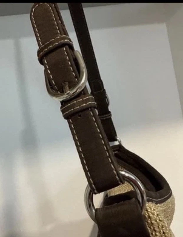 Borsa a tracolla The Sak marrone marrone chiaro borsa all'uncinetto borsa media boho chiusura zip